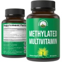 Multivitamina etilata + supplemento complesso B etilato. Con Trimethylglycine (TMG), L Methylfolate, Methyl B12 + B1 + B2 + B6 Vitamins + Choline. MTHFR supplemento per le donne e gli uomini.