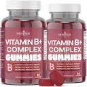 NUOVO AGE Vitamina B Complex Gummies con Vitamina B3, B6, & B12 – con Biotina, Acido Folico & Vitamina C – Gluten-Free, Vegan, Made in USA! (120 conteggio (pacchetto di 2))
