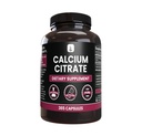 Ingredienti originali puri Citrato di calcio (365 capsule), nessun filler di magnesio o di riso, sempre puro, verificato di laboratorio