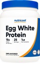 Polvere di proteina bianca dell'uovo di Nutricost 1lb (senza aroma) - Non OGM, senza glutine
