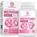 Liposomal Multivitamin per le donne 1400MG - Integratori Multi Vitamine Femminili Giornalieri con Ferro, Vitamina A, C, D, E e B Complesso per la salute immunitaria, Supporto per capelli e pelle per le donne 18+,60 Capsule Vegan