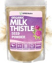 XPRS Nutra Organic Milk Thistle Seed Powder - Latte Premium Polvere di Thistle Ricco di Silymarin e Antiossidanti - Latte Thistle Seeds Support Liver Health - Vegan Friendly Milk Thistle Organic (8 Ounce)