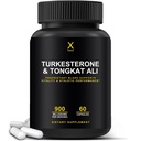 HUMANX Turkesterone & Tongkat Ali 900mg - Supporta energia, Stamina e recupero del muscolo e crescita - Supplemento Turkesterone - Tongkat Ali Supplement - Estratto di Jack lungo (Eurycoma Longifolia)