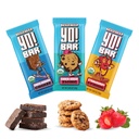 Yo! Bar di Bearded Brothers Vegan Organic Kids Bar | Gluten Free, Paleo e Whole 30 | Soy Free, Non-GMO, Low Glycemic, No Sugar Aggiunto, Fiber + Whole Foods | Variety 3 Flavor Pack | 25 Bar