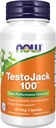 NOW Foods Supplements, TestoJackTM 100 con LJ100®, un potente estratto standardizzato di Tongkat Ali (Eurycoma longifolia), Tribulus e ZMA®, 60 capsule di Veg