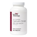 Citrato di calcio non masticabile - per pazienti affetti da chirurgia baratrica - Calcium da 600 mg Per porzione con vitamina D3 - Integratori minerali - 180 compresse