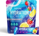 Electrolytes Powder Hydration Packets – Recovery Drink Mix with Sodium, Potassium, Magnesium, Calcium, Vitamina C & Zinc – Sugar Free, Keto, Non GMO & Vegan – Strawberry Lemonade – 16 Sticks