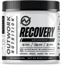 Outwork Nutrition Post Workout Recovery Powder - Creatine Monohydrate, KSM-66 Ashwagandha & Tart Cherry - Speeds Recovery, Eases Soreness - Polvere di creatina per uomini e donne, non aromatizzata, 240 Gr