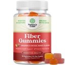 Gummie di fibre prebiotiche per adulti - High Fiber Supplement Gummies Vitamine per adulti con radice di chicoria solubile prebiotica per l'immunità e il supporto digestivo - Non GMO Vegan Halal 30 Conte
