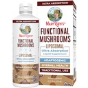 MaryRuth Organics Mushroom, Mushroom Supplement, Mushroom Liquid Vitamin, Reishi Mushroom Supplemento per il supporto immunitario, Turchia Tail Vitamin per Stress Relief, Vegan, Non OGM, Gluten Free, 15.22 Fl Oz