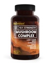 BioEmblem Mushroom Complex - 10:1 Forza e 7 Specie - Lions Mane, Reishi, Cordyceps, Chaga, Maitake, Shiitake Mushroom Supplement - Immunity, Energy & Focus, Brain - Non-GMO, Vegan - 90 Caps