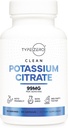 Tipo Citrato di potassio zero (99mg, 120 capsule) - Senza glutine, Non OGM