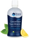 Trace Minerals ConcenTrace - Integratore Minerale Liquido con Magnesio & Vitamina C - Integratore Alimentare con Uva Bianca & Succo di Limoni - Limoni Naturali Flavor, 30 fl oz (30 Serve)