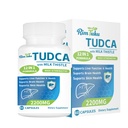 2200MG TUDCA Integratore con il supporto del fegato di formula 12-in-1, Integratore di sali di bile per la pulizia del fegato & Detox, Bile Flow & Gallbladder Support 60 capsule