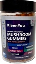 Mane & Ashwagandha Supplemento Gummies - Integratore di funghi completo per il supporto cognitivo e immunitario, Vegan Blend with Reishi, Cordyceps - Carb basso, 60 Organic Mushroom Gummies
