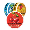 LyvWel 72mg Caffeine Energy Pouches – Cherry Blast, Blueberry Ice, Mango Crush – Energia pulita con Guarana per Focus & Stamina – 3-Pack (48 Total Pouches)