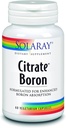 Solaray Biocitrate Boron supplemento, 3mg, 60 Conte