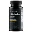 Nugenix Essentials L-Glutamina, 1500mg 100% Botanical L-Glutamina Aminoacido, Proteina Sintesi, Supporta la funzione cellulare, 60 capsule