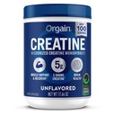 Orgain Creatina Monoidrato polvere micronizzata, 100 Serve, non aromatizzata, Supporta la crescita del muscolo, Post Workout Recupero e Salute del cervello, Nessun Additivi artificiali, per gli uomini e le donne (Packaging May Vary)