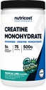 Polvere di monoidrato di creatina di Nutricost (esplosione coastale, 500 Gram) - Integratore di creatina micronizzato - Vegan, senza OGM, senza glutine
