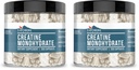 Elementi terrestri Creatina Monoidrato 200 Capsule, Pure & Undiluted, No Additivi (Pack of 2)