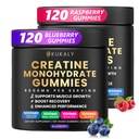 Creatina Monoidrato Gummies per uomini e donne, 9000MG Creatina Gummies Sugar Free -BCAA 2:1, B12 B6 per aumentare la resistenza, Focus & Endurance, Vegan, Non OGM