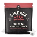 Monoidrato di creatina micronizzato con sale marino - Polvere di creatina micronizzata per la formazione e le prestazioni – Nessun ingrediente artificiale – 90 Serve