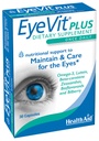 EyeVit Plus – Supplemento di salute degli occhi di una giornata | 30 capsule | Contiene Omega-3, Lutein, Beta-Carotene, Zeaxanthin, Bioflavonoidi & Bilberry