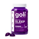 Goli Dreamy Sleep Gummy - 60 Count - Melatonina, Vitamina D, Magnesio e Estratto di Balm Limone - Gelatin-Free, Gluten-Free, Vegan & Non OGM
