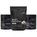 Matrice di recupero di ricerca sportiva® - polvere di proteine dell'isolato del siero 2.1lb + L-Glutamina 10.58 Oz + Monoidrato della creatina 10.58 Oz