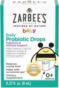 Gocce probiotiche del bambino di Zarbee, Digestivo giornaliero + supporto immunitario, Neonati & Su, 0.27 Fl Oz