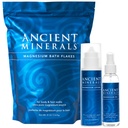 Antichi minerali Fiocchi di bagno di magnesio - spray di olio di magnesio e lozione di magnesio - puro cloruro di Zechstein genuino
