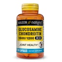 MASON Glucosamina NATURAL Chondroitin 1500/1200 con vitamina C, Supporta la salute comune per la flessibilità normale e la mobilità*, 280 capsule, 3 mesi di alimentazione