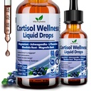 Cortisol Integratori per Donne & Uomini, 17-in-1 Riduttore di Cortisol Detox Manager w. Magnesio Glycinate Ashwagandha, L-teanina, Phosphatidylserine, Ormone bilanciato per le donne, Recess Mood Focus, Sonno