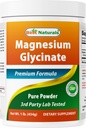Migliore polvere di glicinato di magnesio naturale - 1 Pound (1 LB (pacchetto di 1))