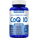 CoQ10 200mg Capsule | Vegan Friendly Coenzyme Q10 200mg da Easy Absorption Ubiquinone Supplemento per Skin Heart and Energy Support | Made in the USA in cGMP Facilities (200 Serve)