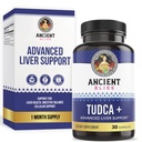 Antica Bliss Tudca 500mg, 30 capsule (acido tauroursodeoxycholic) - Bile Salts Liver Support Supplemento, Natural Bitter Taste- Vegan Friendly, Non OGM, Gluten Free Capsules (30 capsule (confezione di 1))
