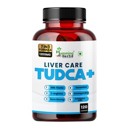 Humming erbe TUDCA Supplemento 7in1 Complesso con cardo al latte, L-Arginina, Ashwagandha, Dandelion, Astragalus radice 120 capsule