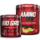 iSatori Bio-GRO Proteine Sintesi Amplificatore - Unflavored (60 Serve) & iSatori Amino-GRO BCAA Polvere - Limonata Frostata (30 Serve)