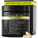 Formulation Factory Metabolism Booster - Melt Mode Natural Thermogenic Support with Glucomannan, L-Carnitine & Green Tea Extract - Advanced Satiety & Energy - 120 capsule, 2 mesi di fornitura