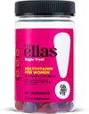 OH MY VIT! per Ellas Multivitamin Gummy Donna con Vitamine C, E e Biotina, Zucchero Free Berry Flavor, 60 Conte
