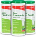 Polvere di supplemento di fibra prebiotica LEADER, 186 Serve, 100% polvere di fibra di grano naturale Dextrin giornaliera per la salute digestiva, senza zucchero, trasparente e privo di gusto, senza glutine, non aromatizzato, 8.7 OZ, (3 confezione)