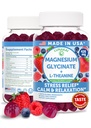 Lunakai USA Made Magnesium Glycinate Gummies 426mg con L-teanina – Calma, sonno, stress sollievo per adulti e bambini, Non-OGM, Vegan, 60ct
