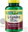 L-Lysine 1000mg Aminoacido llysine L lisina Integratore Lysine Supporto immunitario 100 Tablet