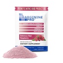 L-ARGININE PRO Supplemento Polvere | 30 Packets Taglia di viaggio singola | 5.500mg di L-arginina Plus 1,100mg L-Citrullina, lampone