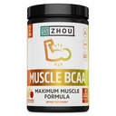ZHOU Muscle BCAA - Vegan BCAA Powder, BCAA Supplementi per gli uomini e le donne, Supporta la salute del muscolo, Bevande per l'energia, Tutti gli aminoacidi a catena ramificata naturale - Punch tropicale, 11.6 oz (30 Serve)