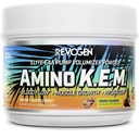 Evogen Amino K.E.M. - Volumizer della pompa della polvere EAA & BCAA | BCAAs Aminoacidi Supplemento per flusso sanguigno, crescita del muscolo, & Hydration | Thunder tropicale | 30 Serve