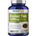 NusaPure Essiac Tea 1350 mg 180 Caps Veggie (Vegetarian, Non OGM)
