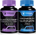 WELLNESS LABSRX Glucosamine Chondroitin MSM | Magnesium Glycinate Capsule