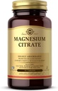 Solgar Magnesium Citrato - 60 compresse - Promuove le ossa sane, Supporta la funzione Nerve & Muscolo - Altamente assorbibile - Non OGM, Vegan, Gluten Free, Kosher - 30 Serve